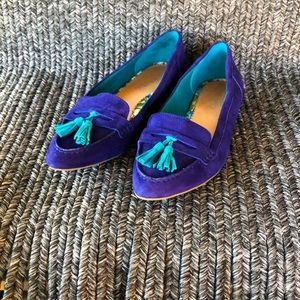 Sperry Loafers in blue suede